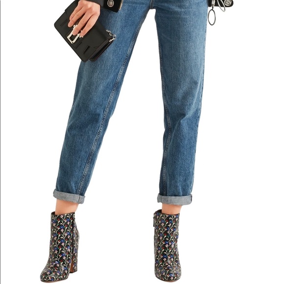 ✨Host Pick✨ Marc Jacobs Runway Cora Print Heeled Boots Size 5 - Picture 1 of 9